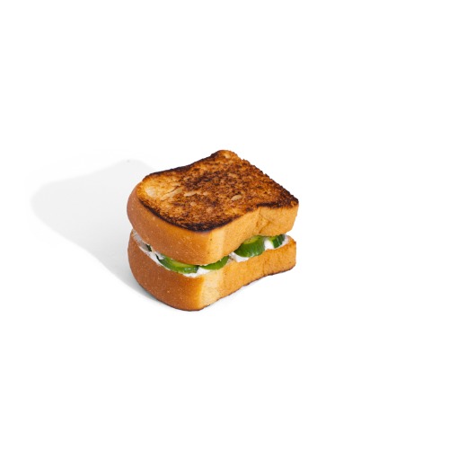 Labneh and Cucumber Sandwich